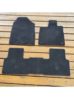 2023 - 2025 Honda Pilot Floor Mats Black Carpet Liners Set of 3 OEM Original
